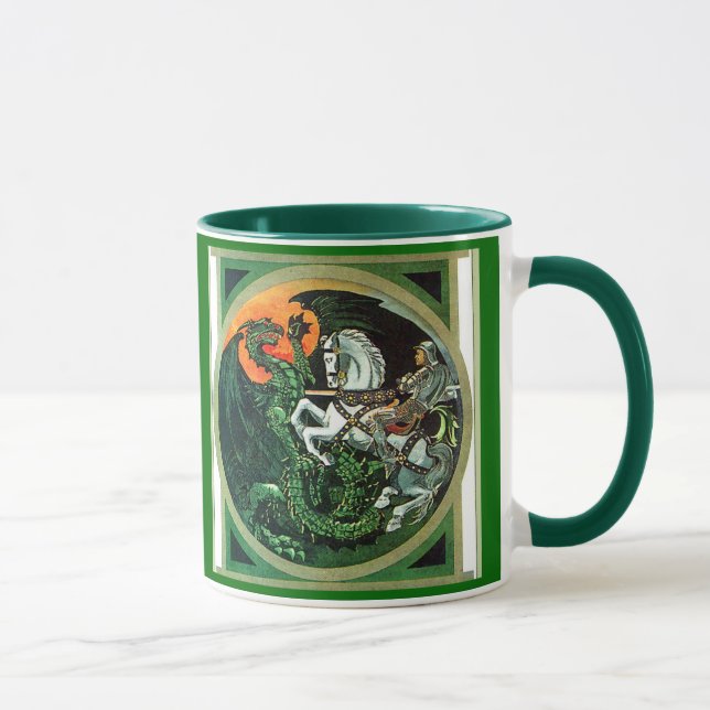St George e o dragão - caneca (Direita)