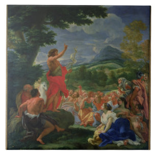 St John Preaching do baptista, pintado antes de