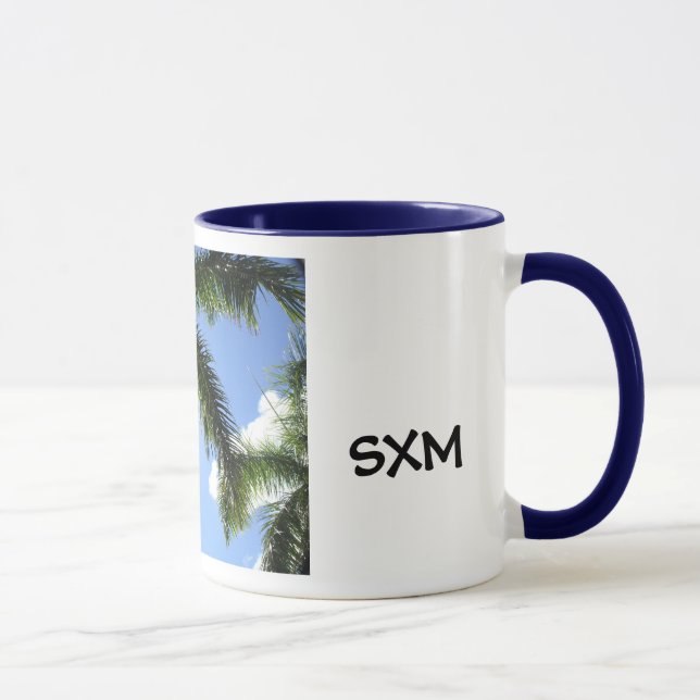St Martin /St. Caneca de café de Maarten (Direita)