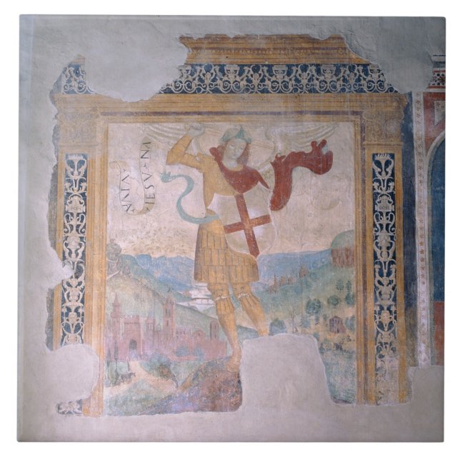 St Michael (fresco) (Frente)