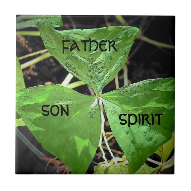 St Patrick usou um trevo (Frente)