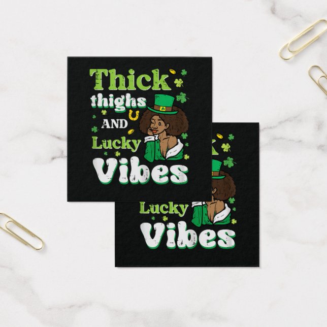 St Patricks Afro Coxa Grossa Vibrações Sortudas (Escritótio)