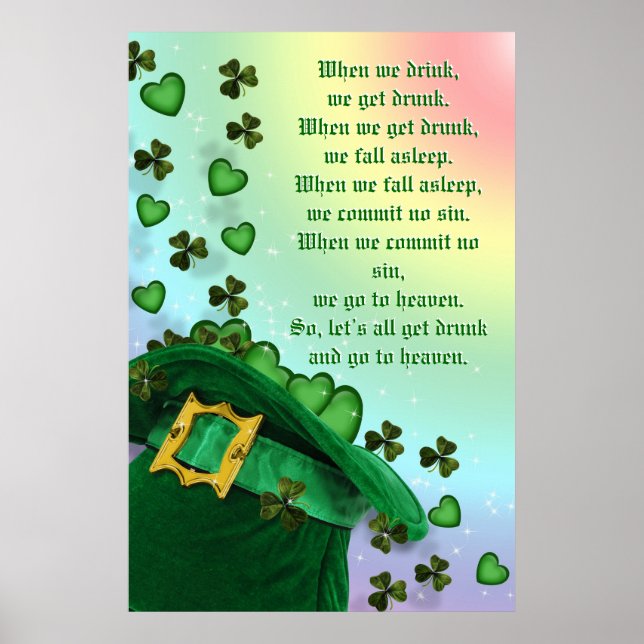 St Patricks day Irish Poster (Frente)
