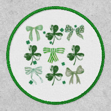 St. Patrick's Day Lucky Clover and Bow