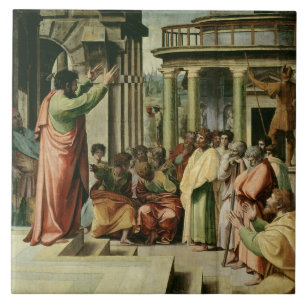 St Paul que Preaching em Atenas (desenhos animados