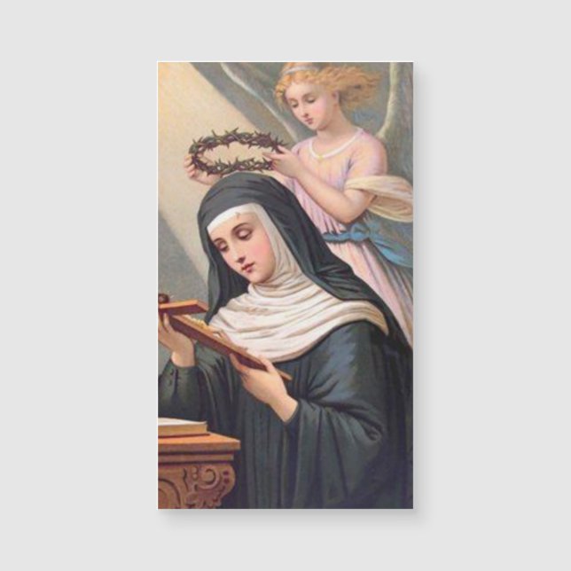 St. Rita dos cartões santamente magnéticos (Frente)