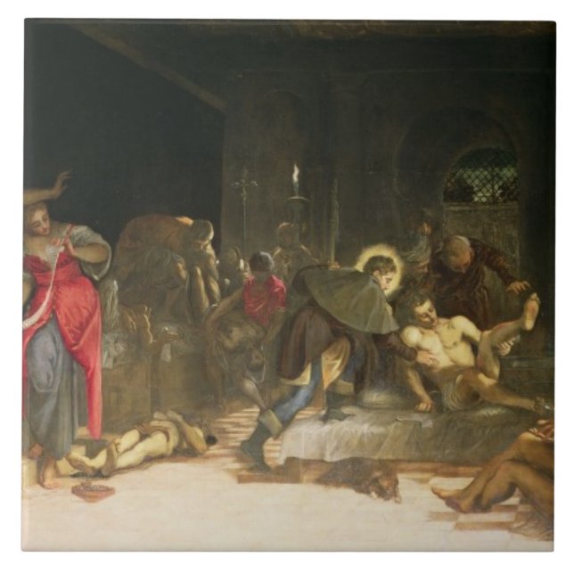 St. Roch que cura o praga (Frente)