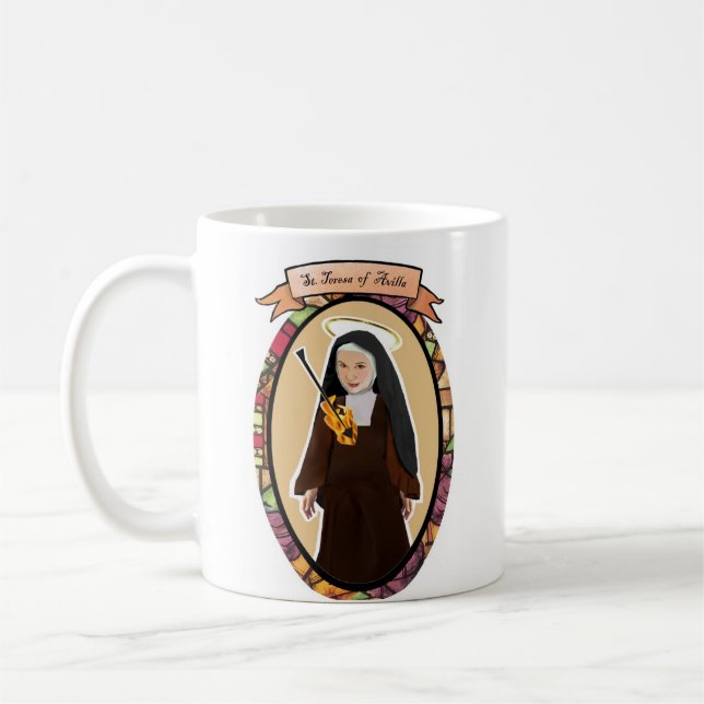 St Teresa da caneca do ícone de Avilla (Esquerda)