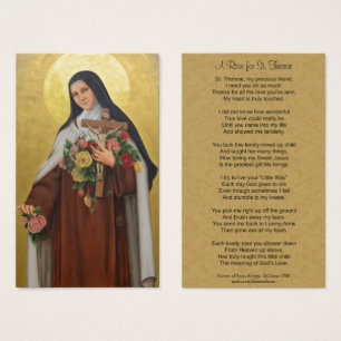 St. Therese o poema pequeno da flor