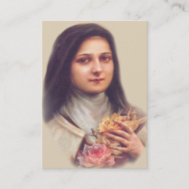 St. Therese os cartões santamente do Novena (Frente)