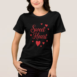 St. Valentines Day Sweet Heart Black 