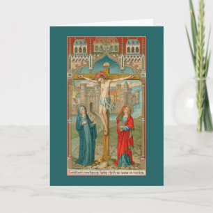 Stabat Mater (SAU 22) Estilo 2 Cartão de Saudação