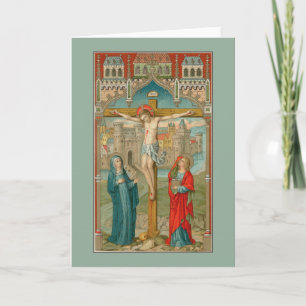 Stabat Mater (SAU 22) Estilo 3 Cartão de Saudação