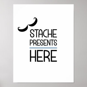 Stache apresenta aqui o Poster de sinal de festa
