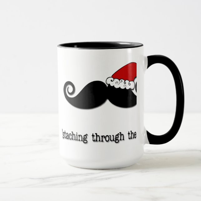 Staching através da neve… - Caneca (Direita)