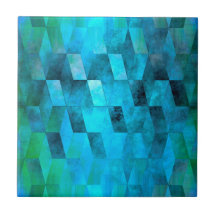 Stacked Sky (turquoise-green)