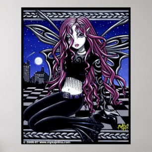 Stacy Pink Feary Scape Tatuado Poster