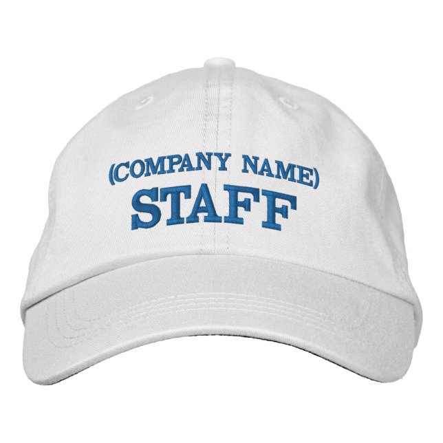 STAFF Boné | Boné de Equipe Bordado Personalizado  (Frente)