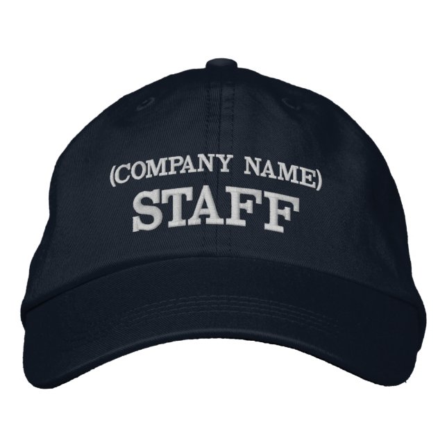 STAFF Boné | Boné de Equipe Bordado Personalizado  (Frente)