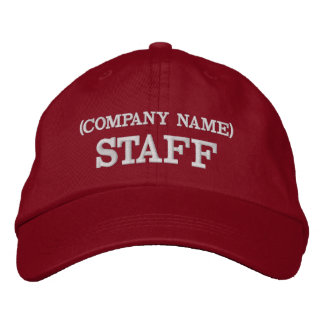 STAFF Boné | Boné de Equipe Personalizado Bordado