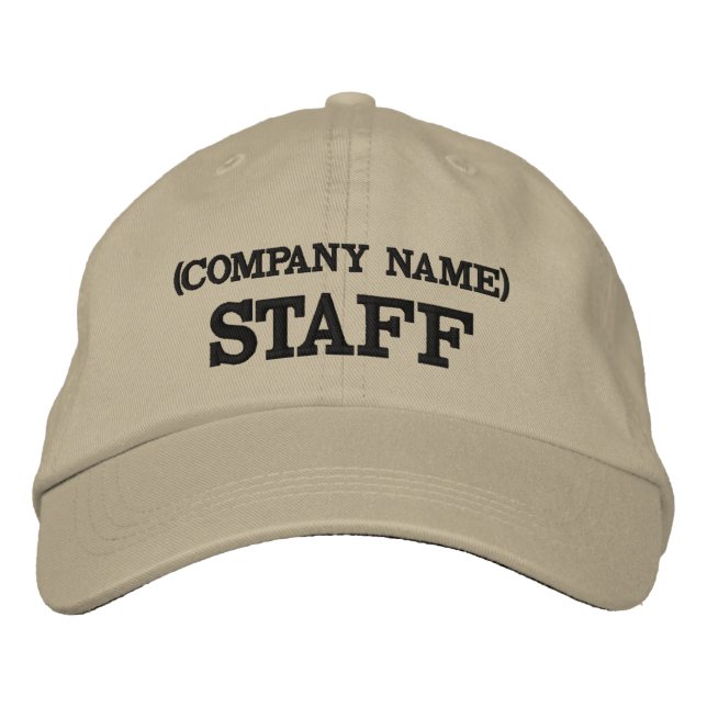 STAFF Boné | Boné de Staff com Bordado Personaliza (Frente)