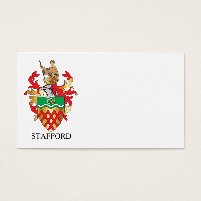 Stafford casaco de armas (Frente)