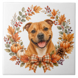 Staffordshire Bull Terrier Outono
