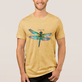 Stained Glass Colorful Dragonfly