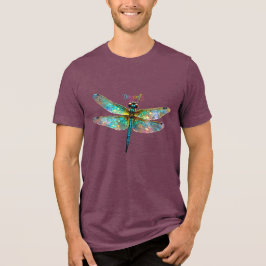 Stained Glass Colorful Dragonfly