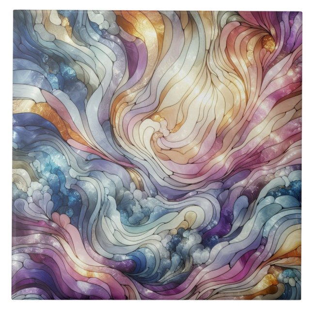 Stained glass wave (Frente)