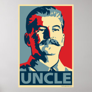 Stalin - tio Joe: Poster da paródia de Obama