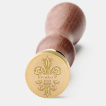 Stamper de Fleur de Lis Wax