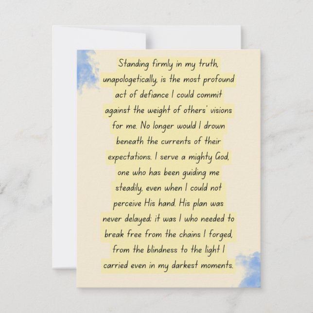 Standing Firm in Truth (Frente)