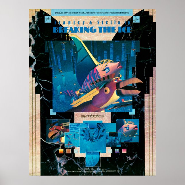 Stanley E Stella Quebrando O Poster De Gelo (Frente)