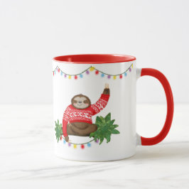 Stanley Sloth personalizou a caneca de Natal