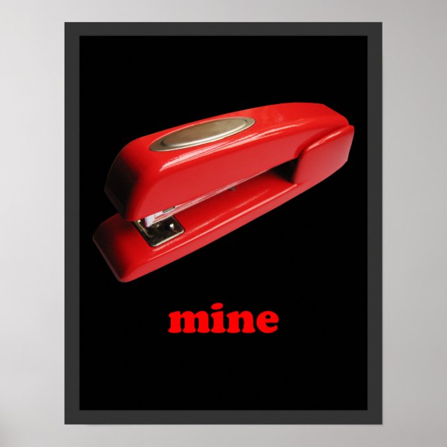 Stapler Mine Poster (Frente)