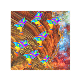 Star Birds Metal Art