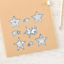 Star Doodles | Adesivos de Vinil Personalizados