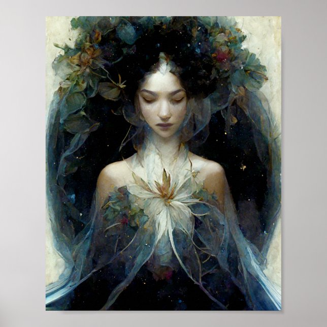 Star Fairy 2 Fantasy Art Poster (Frente)