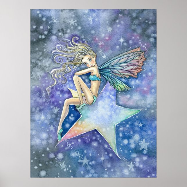 Star Fairy Faery Poster Impressão por Molly Harris (Frente)