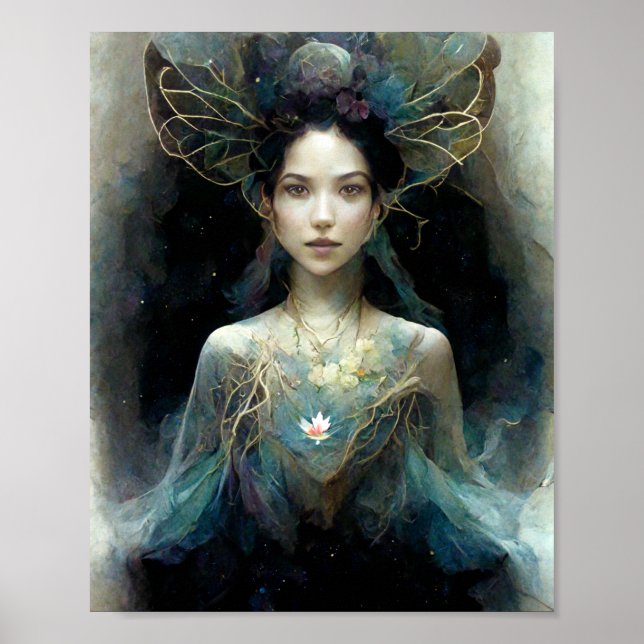 Star Fairy Fantasy Art Poster (Frente)