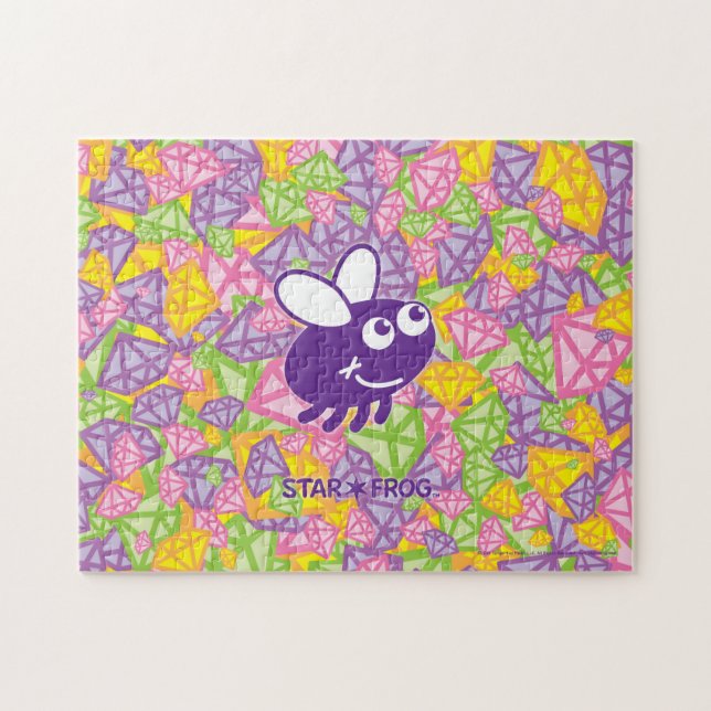 STAR*FROG™ voam e o quebra-cabeça das gemas (Horizontal)