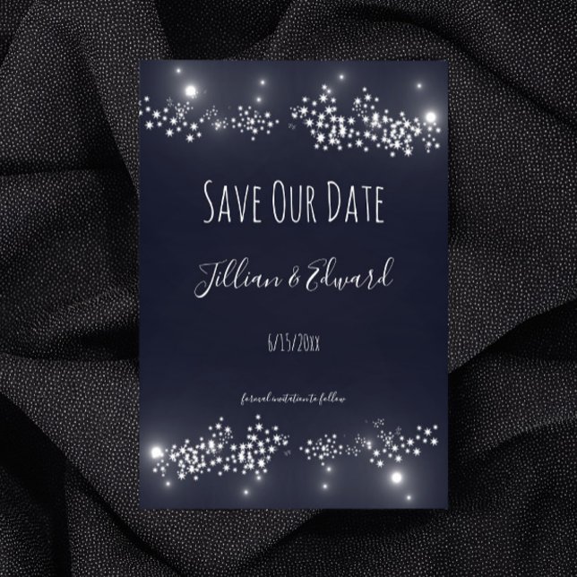 Star Light Salve O Anúncio De Data (Star Light Save the Date)