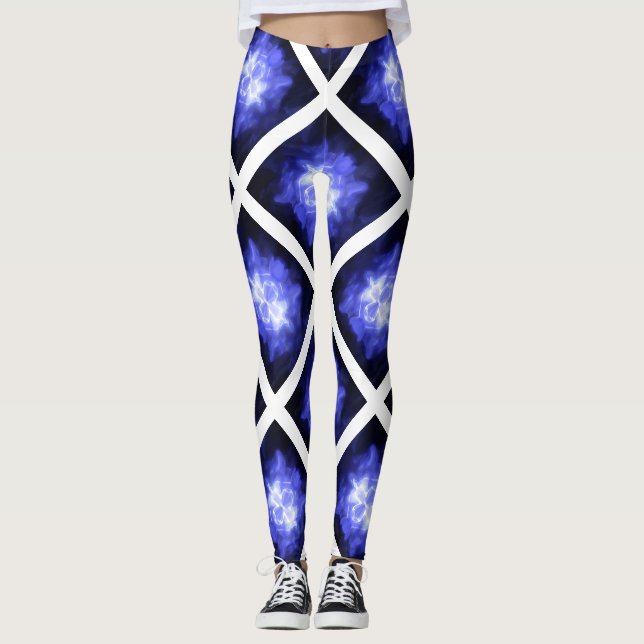 Star Light Star Bright Blue Leggings (Frente)