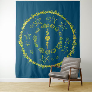 Star Mandala - Tapeçaria