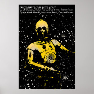 Star Wars 1979 Polish release Movie poster print 1