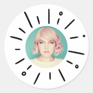 STARBURST Adesivos de Fotos Personalizados Redon