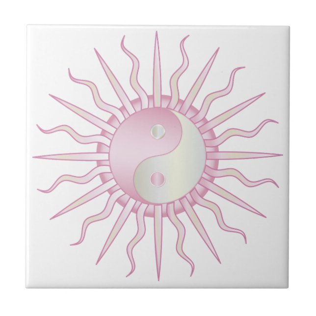 Starburst Rosa Yin Yang (Frente)