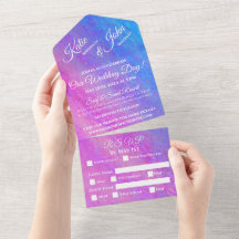 Stardust Sea-Wedding-Beach- Tudo Em Um Convite
