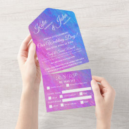 Stardust Sea-Wedding-Beach- Tudo Em Um Convite